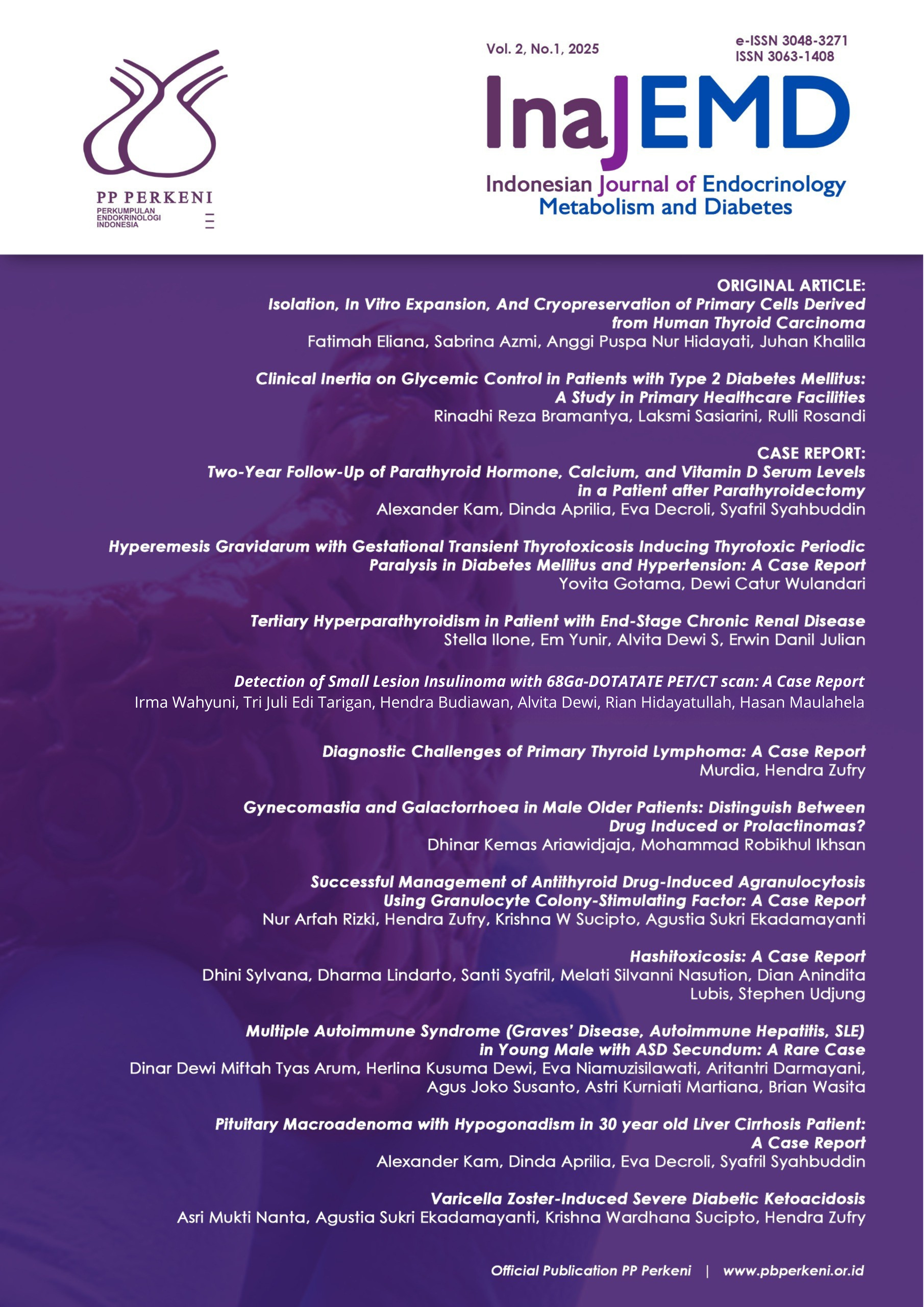 View Vol. 2 No. 1 (2025): InaJEMD Vol. 2, No. 1